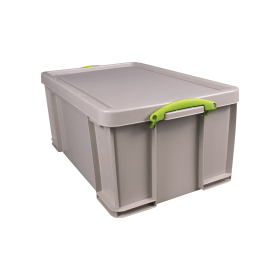 Really Useful 64L Grey Stacking Box 795886 F