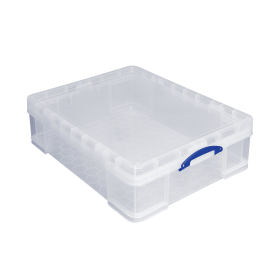 Really Useful 70L Clear Storage Box 411243 F