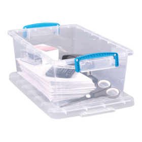 Really Useful Storage Box 5.3 Litre Clear 3 Pack RUP79288 F