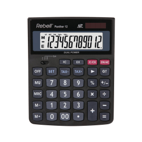 Rebell Panther 12 BX Desktop Calculator Black 493843 F