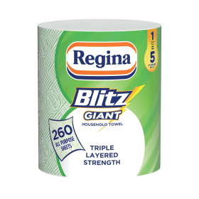 Regina Blitz Giant Household Towels 260 Sheets 59.8m 3 Ply White 831623 F