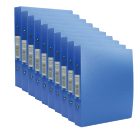 Rexel Budget 2 Ring Binder 25mm A5 Blue 10 Pack 152422 F