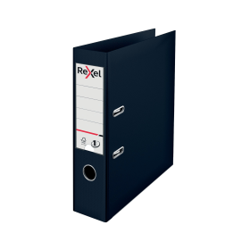 Rexel Choices 75mm Lever Arch File Polypropylene A4 Black 531350 F