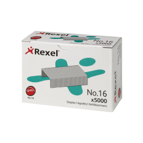 Rexel Choices No 16 Staples 6mm 5000 Pack 116303 F