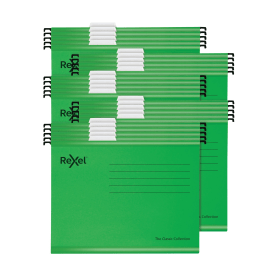 Rexel Classic Suspension Files A4 Green 25 Pack 534170 F