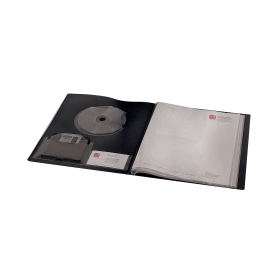 Rexel Clearview Display Book 24 Pockets A4 Black 110255 F