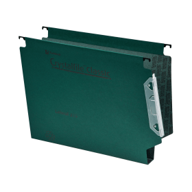 Rexel Crystalfile Classic Lateral File 30mm Foolscap Green 25 Pack 148554 F