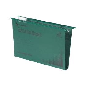 Rexel Crystalfile Classic Suspension File A4 Green 50 Pack 138808 F