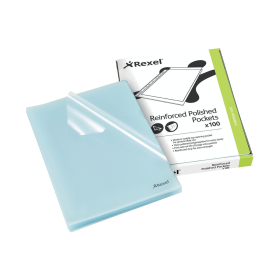 Rexel Cut Flush Folder A4 Clear 100 Pack 108612 F