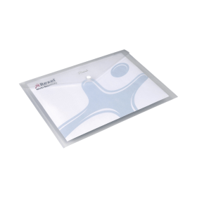 Rexel Ice Popper Wallets Landscape A4 Clear 5 Pack 114905 F