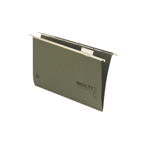 Rexel Multifile Suspension File V Base 15mm Foolscap Green 50 Pack 146887 F