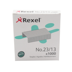 Rexel No 23 Staples 13mm 1000 Pack 183744 F