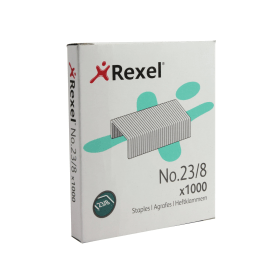 Rexel No 23 Staples 8mm 1000 Pack 141079 F