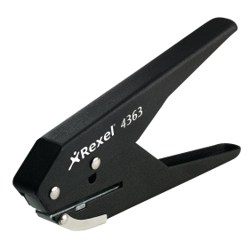 Rexel S120 Single Hole Plier Punch Black 106391 F