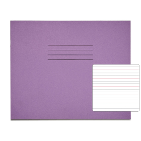 Rhino 152mm x 200mm Learn to Write Book 32 Page Purple Narrow Ruled 100 Pack SDXB4 4 393799 F