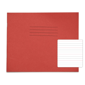 Rhino 152mm x 200mm Learn to Write Book 32 Page Red Wide Ruled 100 Pack 393800 F