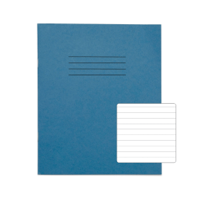 Rhino 200mm x 165mm Exercise Book 48 Page Light Blue F8 10 Pack 400862 F