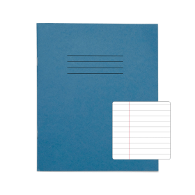 Rhino 200mm x 165mm Exercise Book 48 Page Light Blue F8M 100 Pack 400857 F