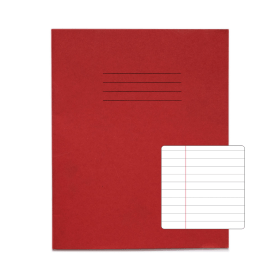 Rhino 200mm x 165mm Exercise Book 48 Page Red F8M 10 Pack PVEX342 228 4 400853 F