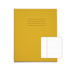 Rhino 200mm x 165mm Exercise Book 48 Page Yellow 100 Pack 400852 F