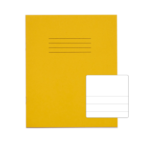 Rhino 200mm x 165mm Exercise Book 48 Page Yellow TB F15 10 Pack PVEX342 532 0 400835 F