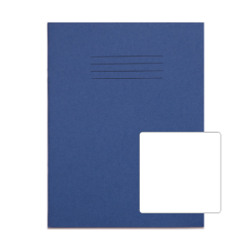 Rhino 226mm x 178mm Exercise Book 80 Page Dark Blue B 10 Pack 400779 F