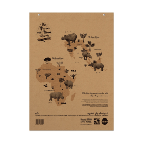 Rhino A1 Recycled Flipchart Pad 40 Leaf S20 B 5 Pack SRFC 4 589675 F