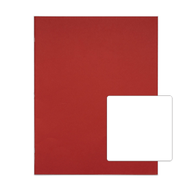 Rhino A3 Exercise Book 40 Page Red Plain 30 Pack 813508 F
