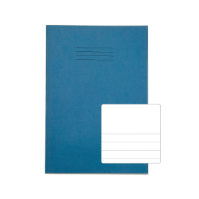 Rhino A4 Exercise Book 48 PageLight Blue 50 Pack 594531 F