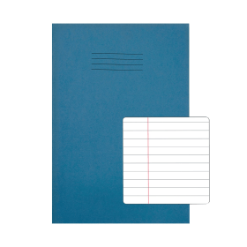 Rhino A4 Exercise Book 80 Page 8mm Ruled Light Blue 50 Pack 593240 F