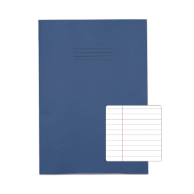 Rhino A4 Exercise Book 80 Page F8M Dark Blue 50 Pack 594540 F