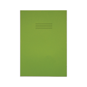 Rhino A4 Exercise Book 8mm Ruled 80 Pages Light Green 50 Pack 594538 F