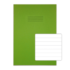 Rhino A4 Oversized Exercise Book 40 Page Light Green F12 10 Pack PVDU024 220 4 589715 F