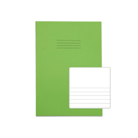 Rhino A4 Exercise Book 32 Page TBF8 Light Green 100 Pack 432088 F