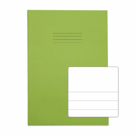 Rhino A4 Exercise Book 64 Page Light Green TB F13 50 Pack 432340 F
