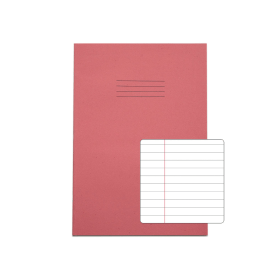 Rhino A4 Exercise Book 80 Page F8M Pink 50 Pack 400912 F