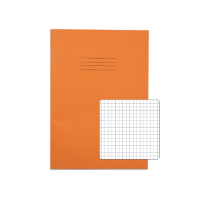 Rhino A4 Exercise Book 80 Page S5 Orange 50 Pack 400910 F