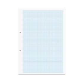 Rhino A4 Punched Graph Paper 500 Leaf 1 5 10 Graph Ruling 5 Pack 432063 F