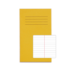 Rhino A6 Vocabulary Exercise Book 48 Page Yellow F7CM 10 Pack 433958 F