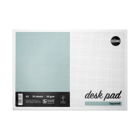 Rhino Everyday Desk Pad 50 Pages Squared A3 White 10 Pack 613160 F