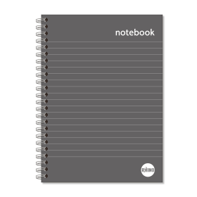 Rhino Everyday Hardback Wirebound Book A5 Black Pack of 780414 F