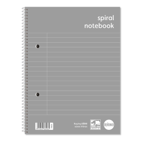 Rhino Everyday Ruled Margin Spiral Soft Cover Notebook 160 Pages A5 Pack of 780410 F