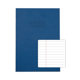 Rhino Exercise Book 80 Page 8mm Ruled 330mm x 229mm Dark Blue Contract 50 Pack 918344 F