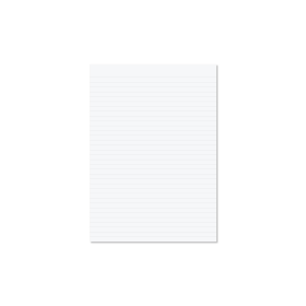 Rhino Memo Pad 160 Pages Ruled A4 White 10 Pack 780416 F