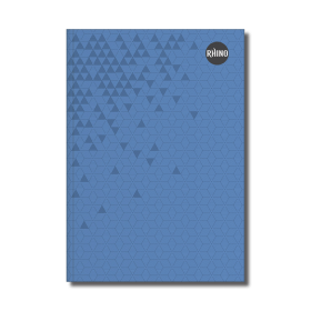 Rhino Notebook Casebound Ruled 192 Pages A4 Blue 5 Pack 433949 F