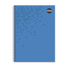 Rhino Notebook Wirebound Ruled 160 Pages A4 Blue 5 Pack 433945 F