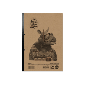 Rhino Recycled A4 Ruled Margin Refill Pad 320 Pages 3 Pack 434066 F
