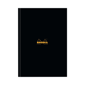Rhodia Business Book Casebound Hardback 192 Pages A4 Black 3 Pack 372756 F