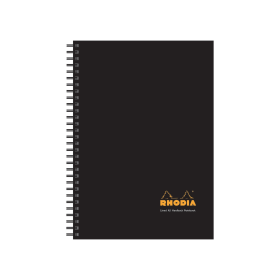 Rhodia Business Book Wirebound Ruled A5 Black 3 Pack 372759 F