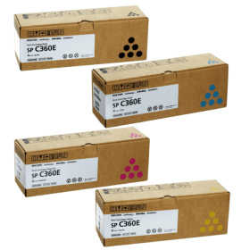 Ricoh 40819 Multipack Full Set of 4 Toner Cartridges Original